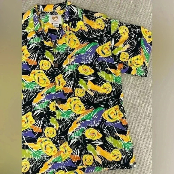 Vintage Kahala Suns Hawaiian Shirt Men's Button Up 90s Short Sleeve Size S Rayon - Picture 3 of 8